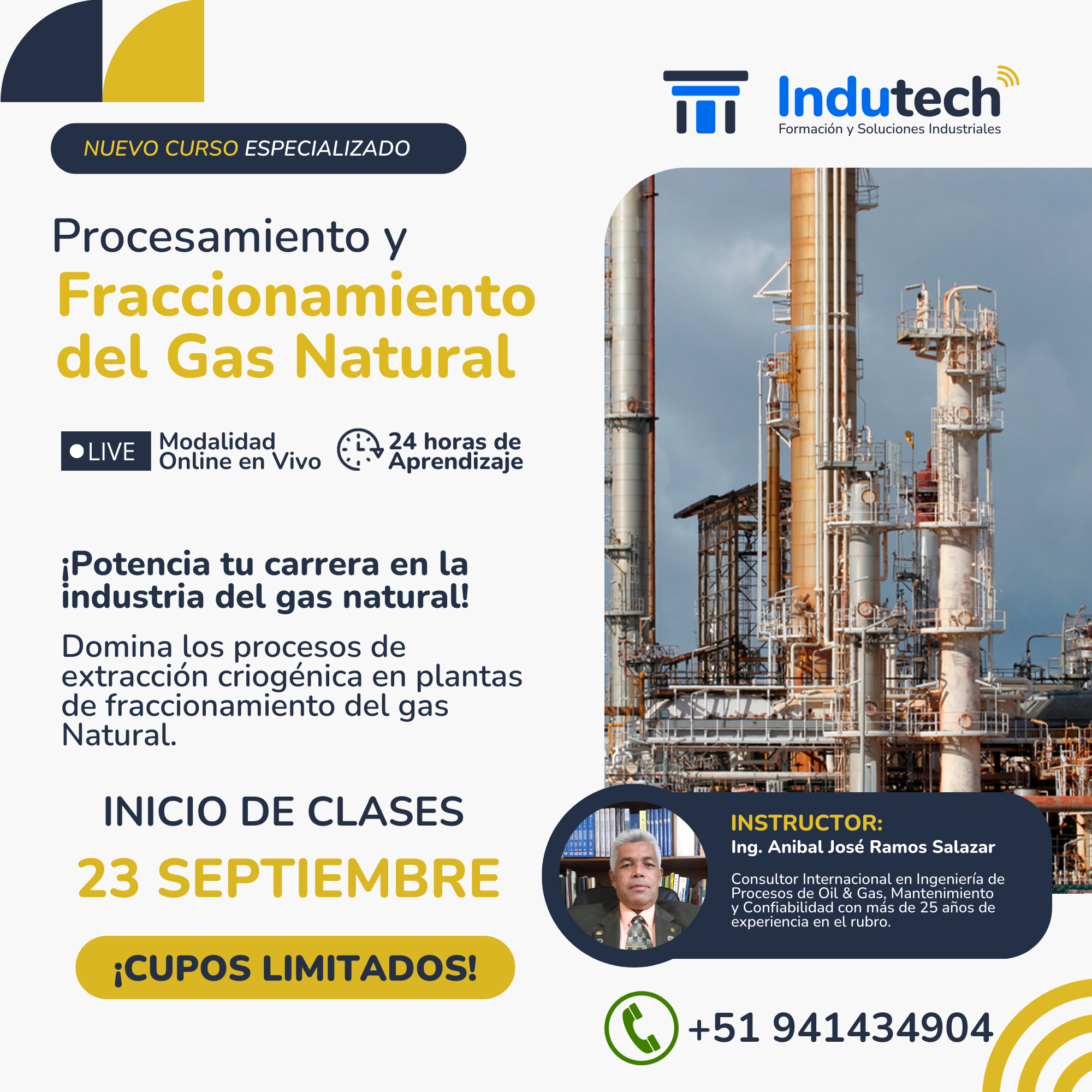 curso-indutech-Procesamiento-Fraccionamiento-Gas-Natural